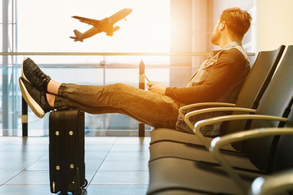 airport travel backpack
