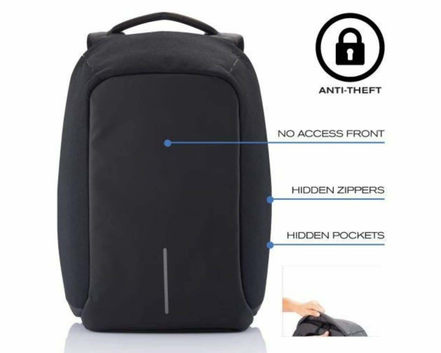 14 Backpacks With Hidden Pockets To Keep Your Things Safe From