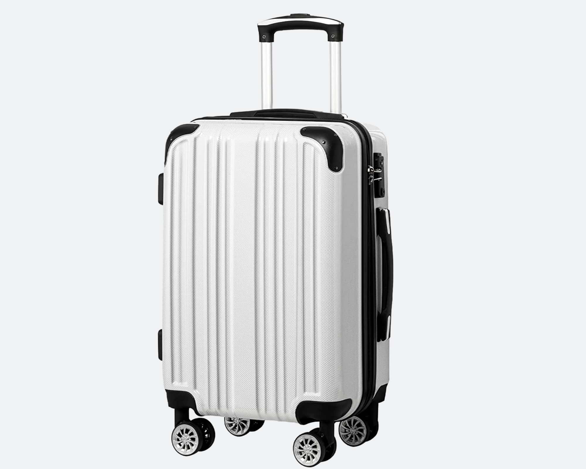 12 Best White Hardside Luggage That’ll Have You Traveling In Style